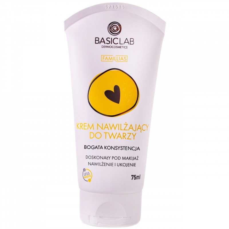 BasicLab Famillias Moisturizing Face Cream Rich Consistency  75ml