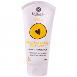 BasicLab Famillias Moisturizing face cream - Light texture 75ml