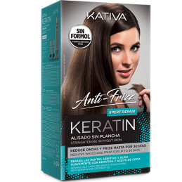 Kativa Keratin Xpert Repair Zestaw do keratynowego prostowania włosów