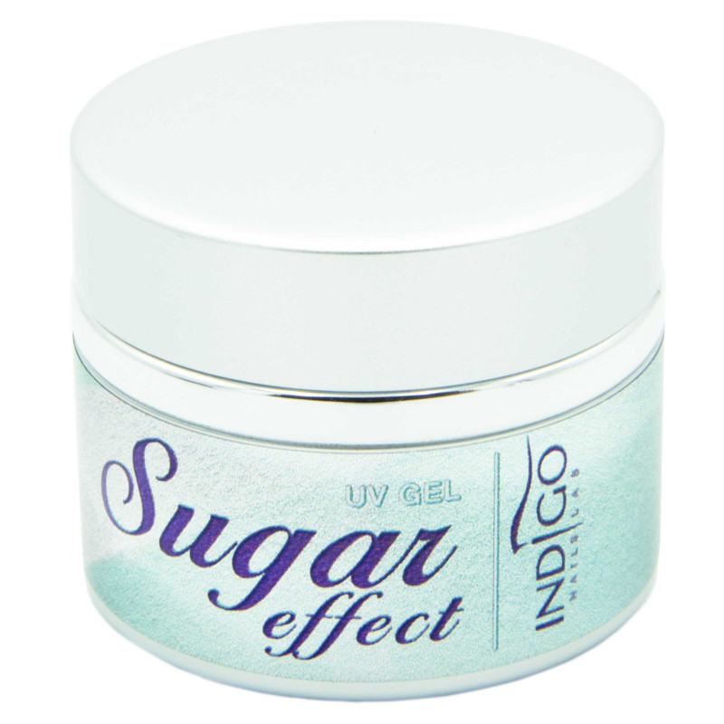Indigo Sugar Effect UV biały żel do zdobienia paznokci 8ml