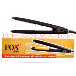 FOX Salsa - Hair Straightener with Ionization and Plates with Argan Oil