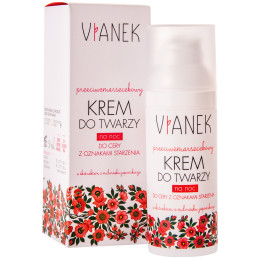 Vianek Anti-wrinkle Night Face Cream With Hyaluronic Acid 50 ml