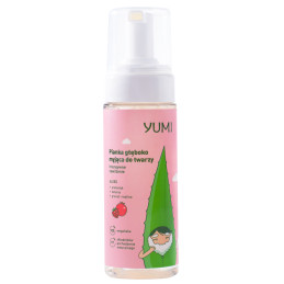 Yumi Raspberry & Pomegranate moisturizing face cleansing foam 180ml