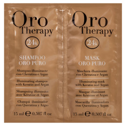 Fanola Oro Therapy Szampoo 15ml + Mask 15ml