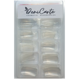 Deni Carte Long clear nail tips - transparent nail tips 100szt.