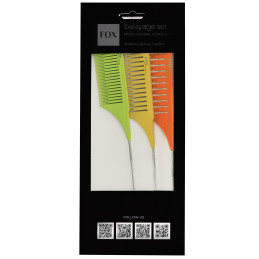 Fox Balayage Set Color Comb 3 pcs
