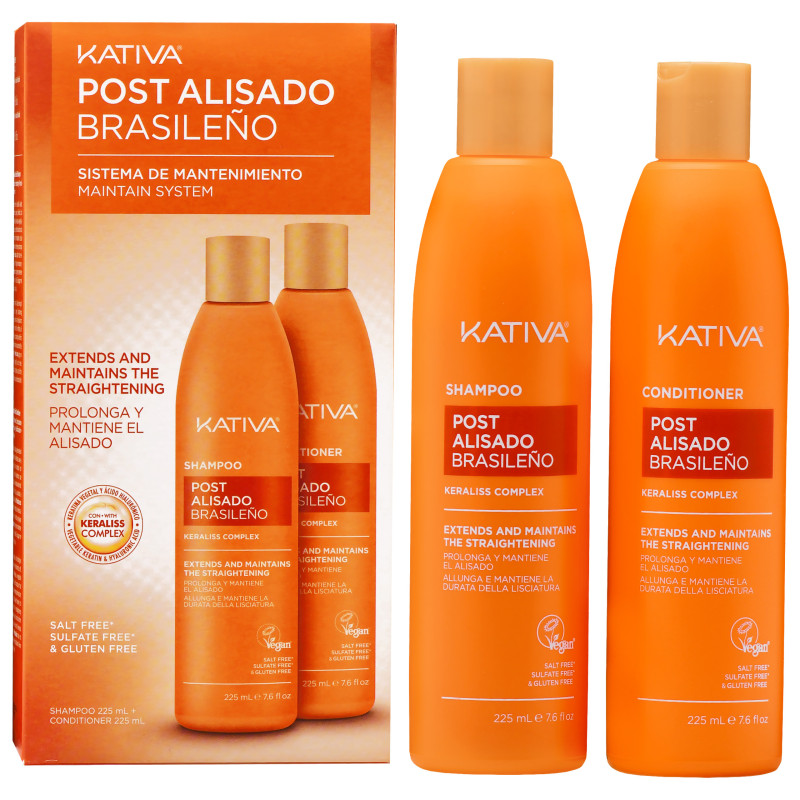 Kativa Post 2 Alisado Brasileno 2x225 ml