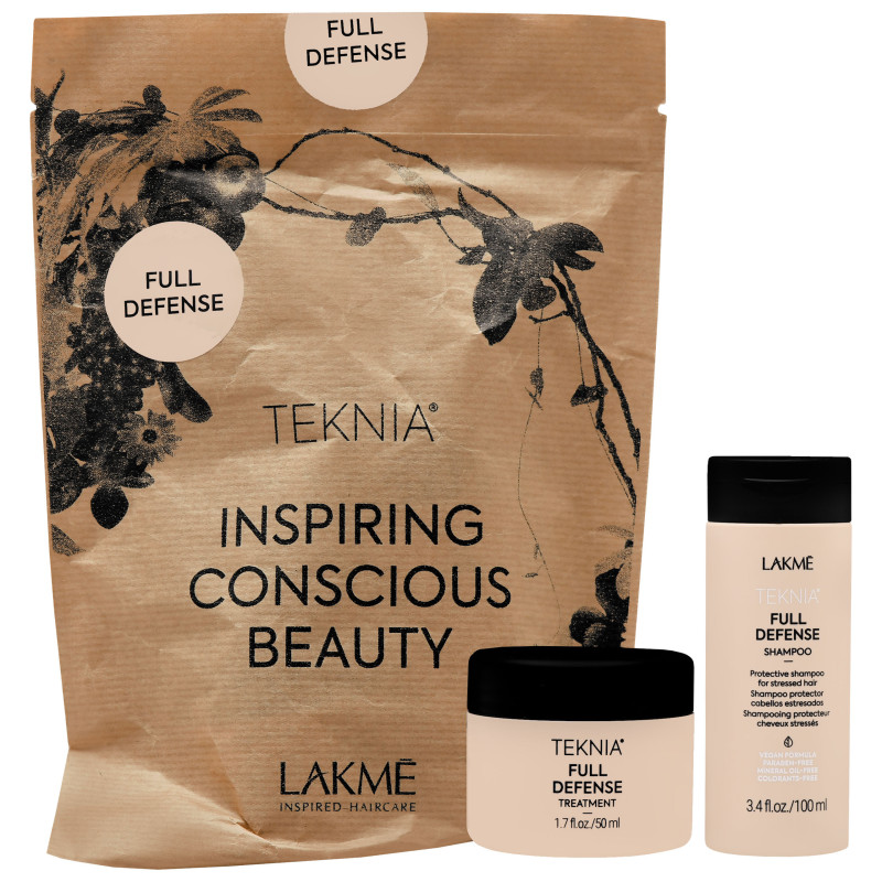 Lakme Teknia Full Defense Pack - regenerating hair set mask 50ml + shampoo 100ml