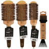 Olivia Garden Expert Blowout Shine Hair Brush Set 35, 45, 55mm