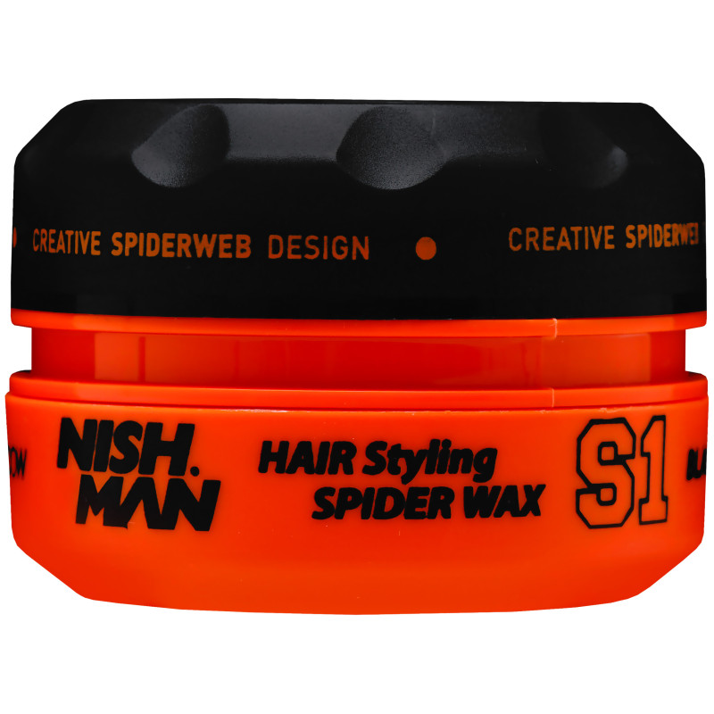 Nishman S1 Spider Wax Black Widow - wosk do stylizacji włosów dla mężczyzn, 150ml