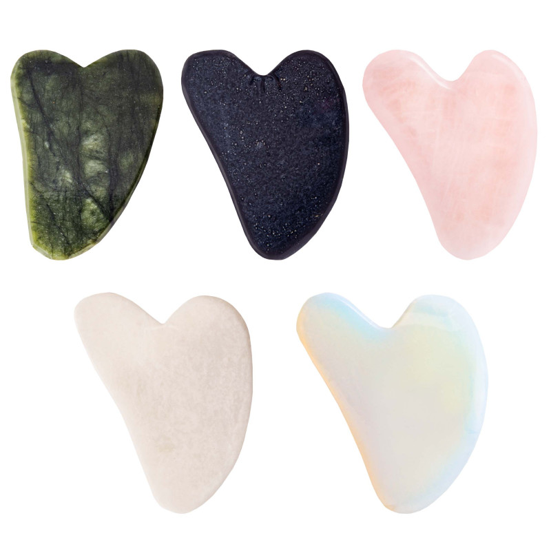 Gua Sha Stone for Face Massage Many Colours
