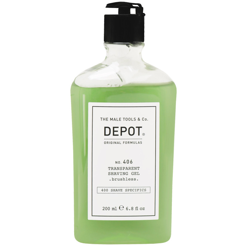 Depot NO. 406 Transparent Shaving Gel 200ml