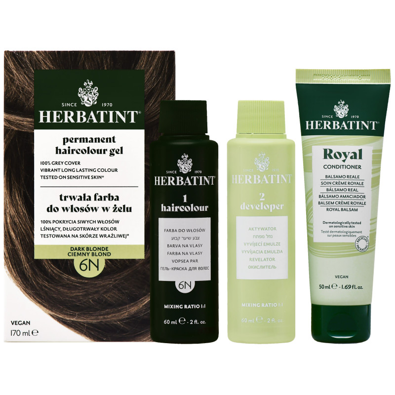 Herbatint Permanent Haircolour Gel Hair Dye 170ml