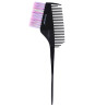 Poniks Blackomb Brush BP202 - pędzelek do farbowania włosów z grzebykiem 6cm, tęczowy