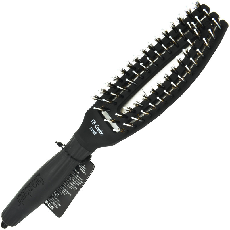 Olivia Garden Finger Brush Combo Small Boar Bristle Brush