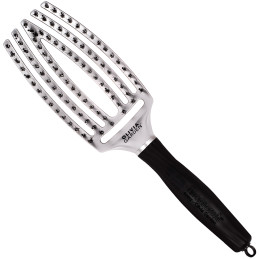 Olivia Garden Finger Brush Combo Medium Boar Bristle Brush