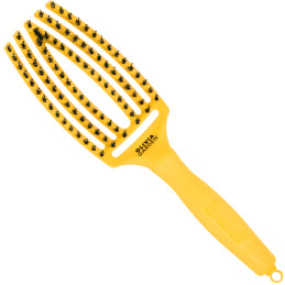 Olivia Garden Finger Brush Combo Medium Boar Bristle Brush
