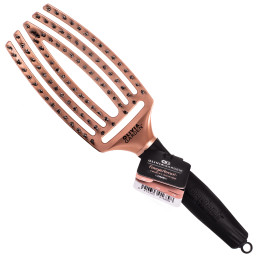 Olivia Garden Finger Brush Combo Medium Boar Bristle Brush