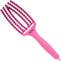 Olivia Garden Finger Brush Combo Medium Boar Bristle Brush