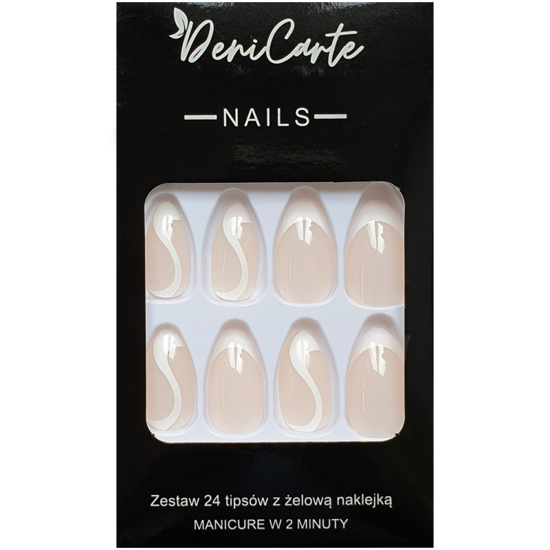 Deni Carte Tipsy French - False Nails In French Style