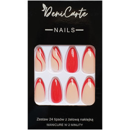 Deni Carte Tipsy French - False Nails In French Style