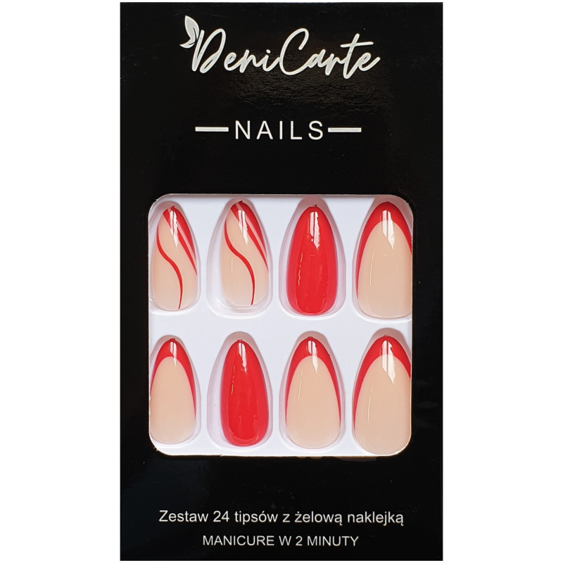 Deni Carte Tipsy French - False Nails In French Style