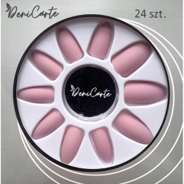 Deni Carte Matt Nail Tips - False Nails, 24 pieces