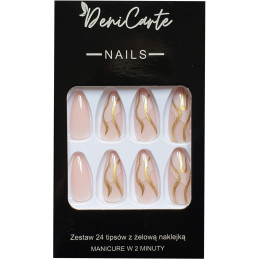 Deni Carte Tipsy - False Nails, Set Of 24 Pieces