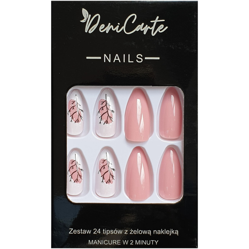 Deni Carte Tipsy - False Nails, Set Of 24 Pieces