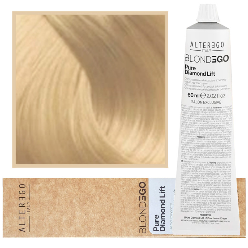 Alter Ego Blondego Pure Diamond Lift Lightening Hair Dye 60ml