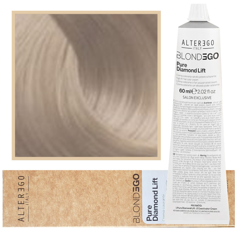 Alter Ego Blondego Pure Diamond Lift Lightening Hair Dye 60ml