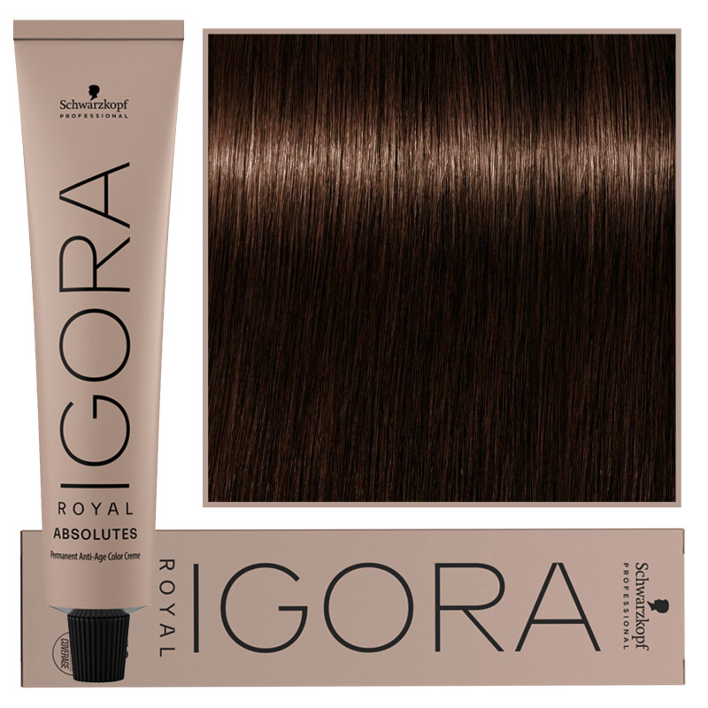 Schwarzkopf Professional Igora Royal Absolutes Permanent Collagen Hair Dye 60ml