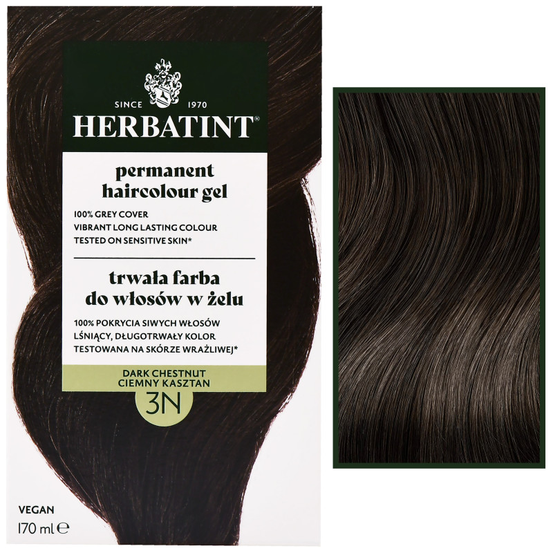 Herbatint Permanent Haircolour Gel Hair Dye 170ml