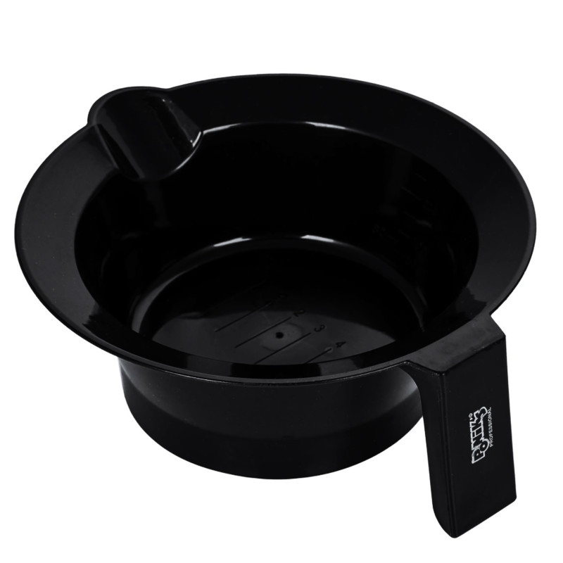 Poniks Non-slip Hair Dye Mixing Bowl with Handle BM028, Black