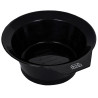 Poniks BM029 Hair Dye Mixing Bowl with Handle and Graduation, Black