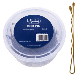 Poniks Hairdressing Hair Pins Gold 5cm, 300pcs