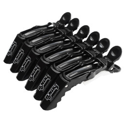 Poniks Hairdressing Clips 6pcs, Black