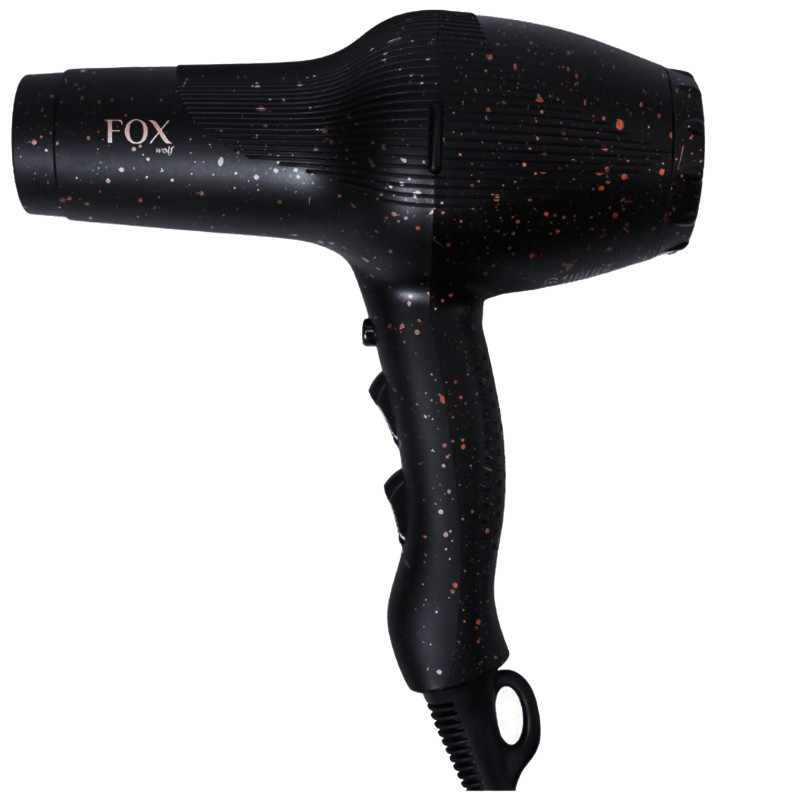 Fox Wolf Hair Dryer with Temperature Control and Ionisation, 2100W