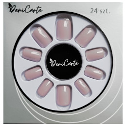 DeniCarte Square - Short Pre-made Nail Tips, Various Colours