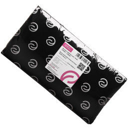 Eko-Higiena Disposable Perforated Non-woven Hairdressing Towel, Black, 70x40cm, 100 pcs
