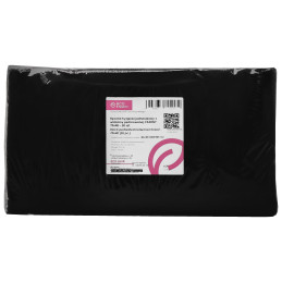 Eko-Higiena Disposable Perforated Non-woven Hairdressing Towel, Black, 70x40cm, 50 pcs