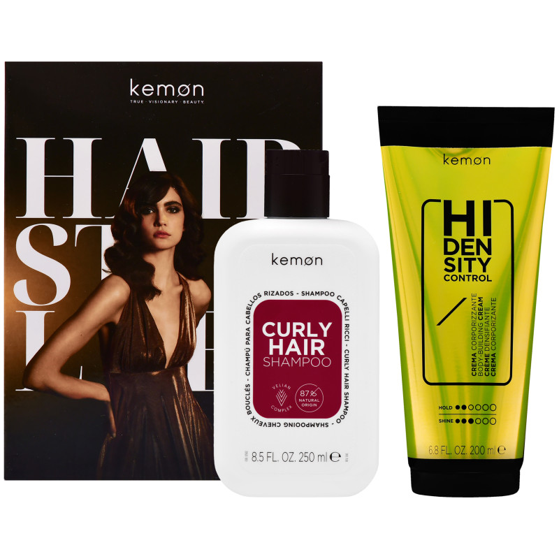 Kemon Curl Kit Shampoo + Cream, 250ml + 200ml