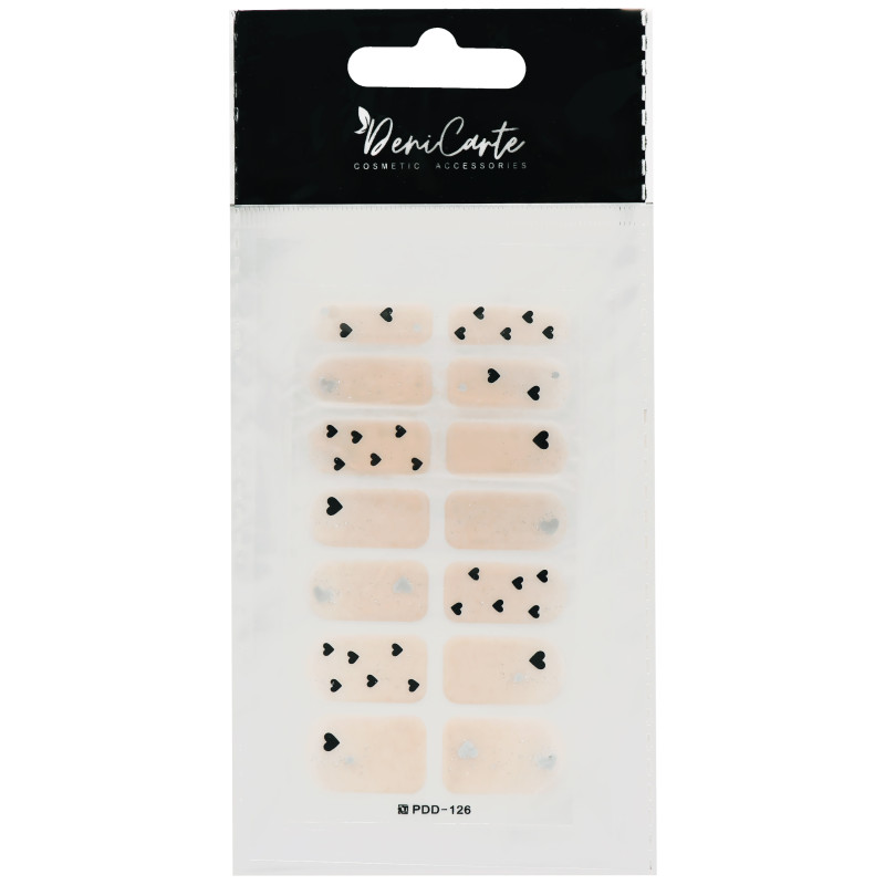 DeniCarte Gel Heart Stickers