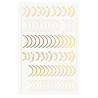 DeniCarte Self-adhesive Nail Stickers - Gold French