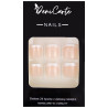 DeniCarte White French Toenails 24 pcs.