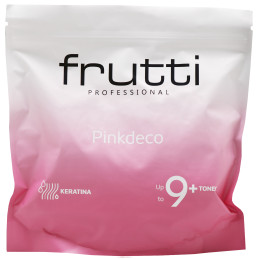 Frutti Platiner Lightener - Lightens Hair by Up to 9 Shades, Keratin-Infused Formula, 500g