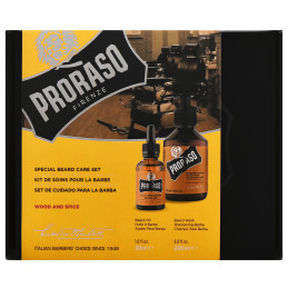 Proraso Wood & Spice Duo Beard Care Kit - Set 30ml + 200ml