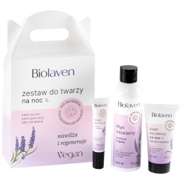 Biolaven Night-time Face Care Set 200ml+50ml+15ml