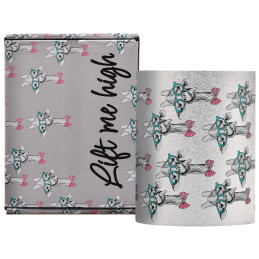 Lift Me High Giraffe - grooved aluminium foil for colouring, 100 m
