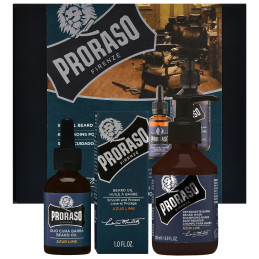 Proraso Azur Lime Duo Pack Set Balm 100 ml + Beard Wash 200 ml